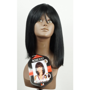 Boss Wig perruque synthétique avec frange – modèle MP-21 en couleur noire