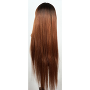 Boss Wig Premium Synthetic Langhaarperücke mit Pony