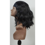 Boss Wig Active – Wellenförmige Kunsthaarperücke mit Stirnband