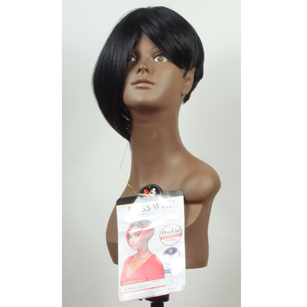 Boss Wig Pro Cut – Scarlett Kurzhaar-Perücke in natürlichem Schwarz