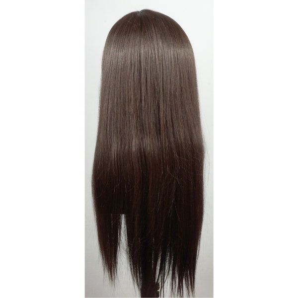 Luxuriöse Langhaar-Perücke "Silky Straight" – Natürlicher Braunton