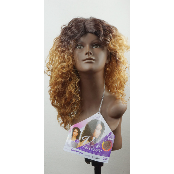 Lockige Perücke "Shakira" - T1B/4/613
