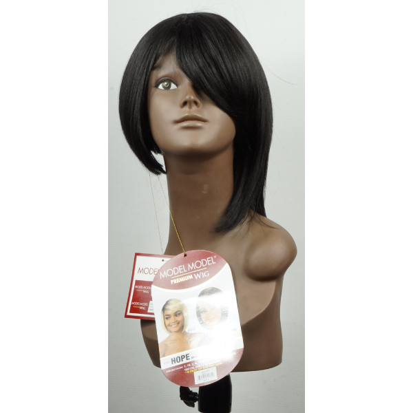 Premium Perücke "Hope" - Glatter Schnitt mit seitlichem Pony