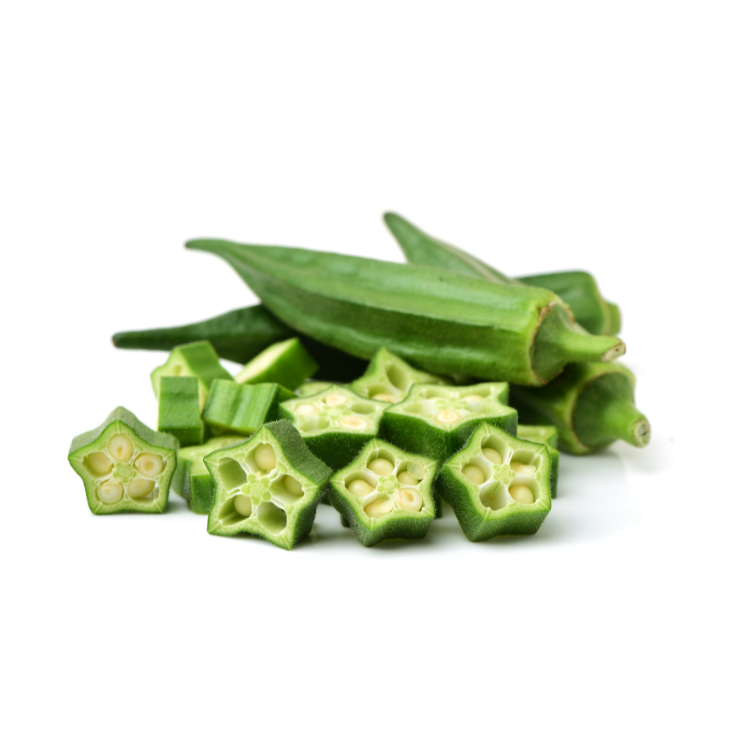 Frische Okra