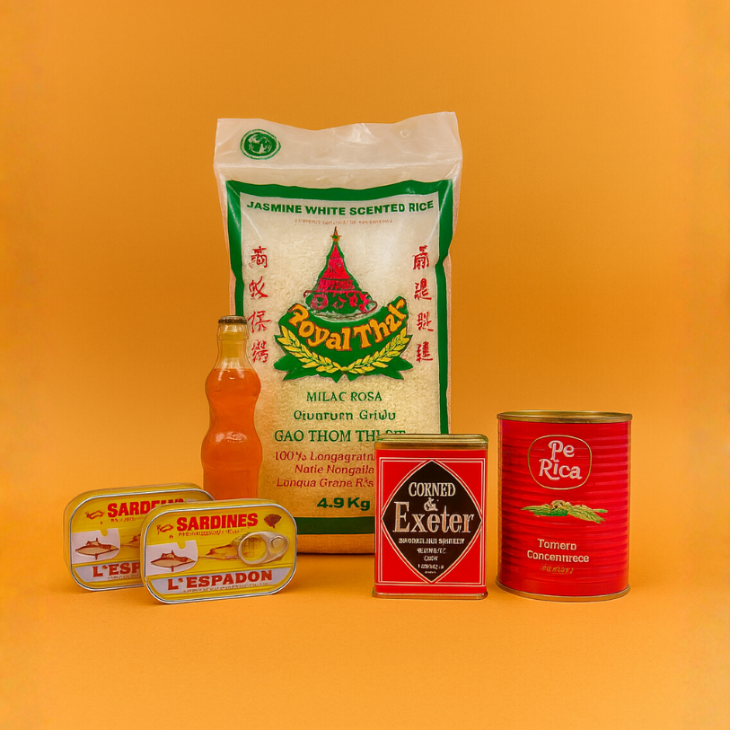 Basic Food Box – Reis & Konserven