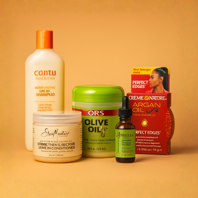 Afro Hair Care Box – Repair & Growth Set