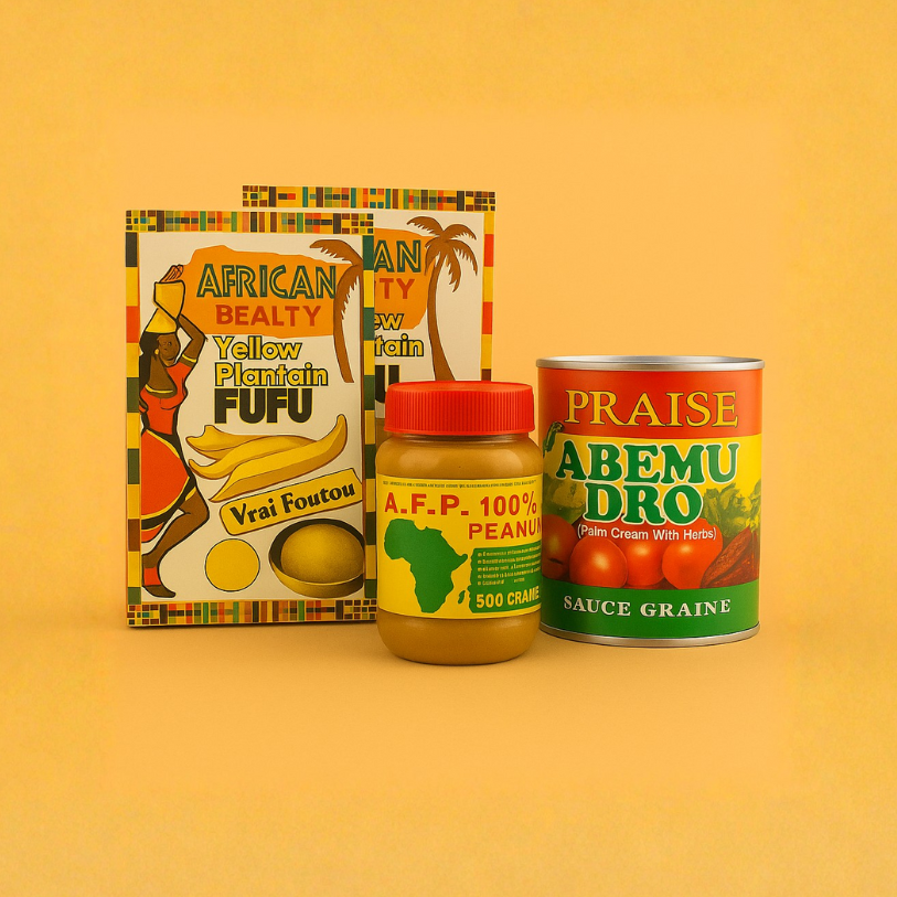 Afrika Kochbox – Fufu & Sauce Graine Set