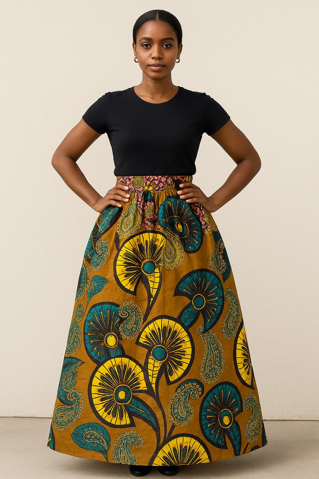 Afrikanischer Waxprint Stoff