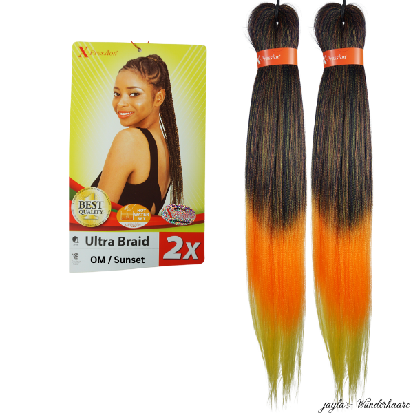 Pre-Stretched Braiding Hair OM/Sunset