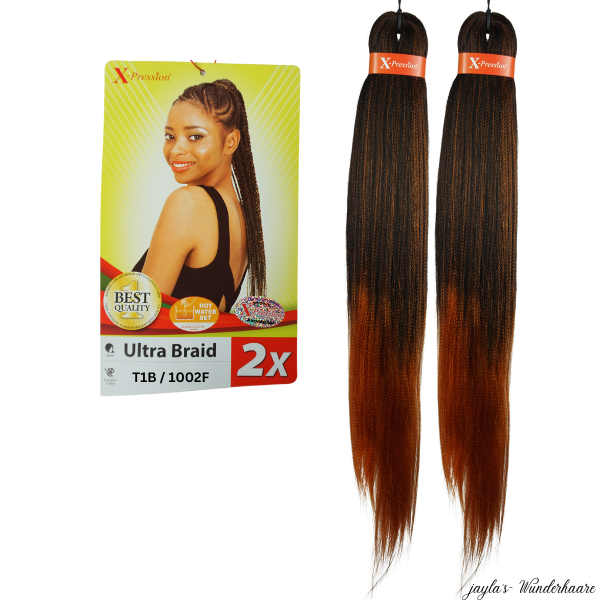 Pre-Stretched Braiding Hair T1B/1002F