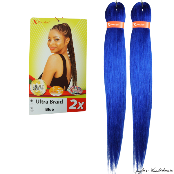 Pre-Stretched Braiding Hair Blau