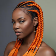 X-Pression Ultra Braid ( Orange )